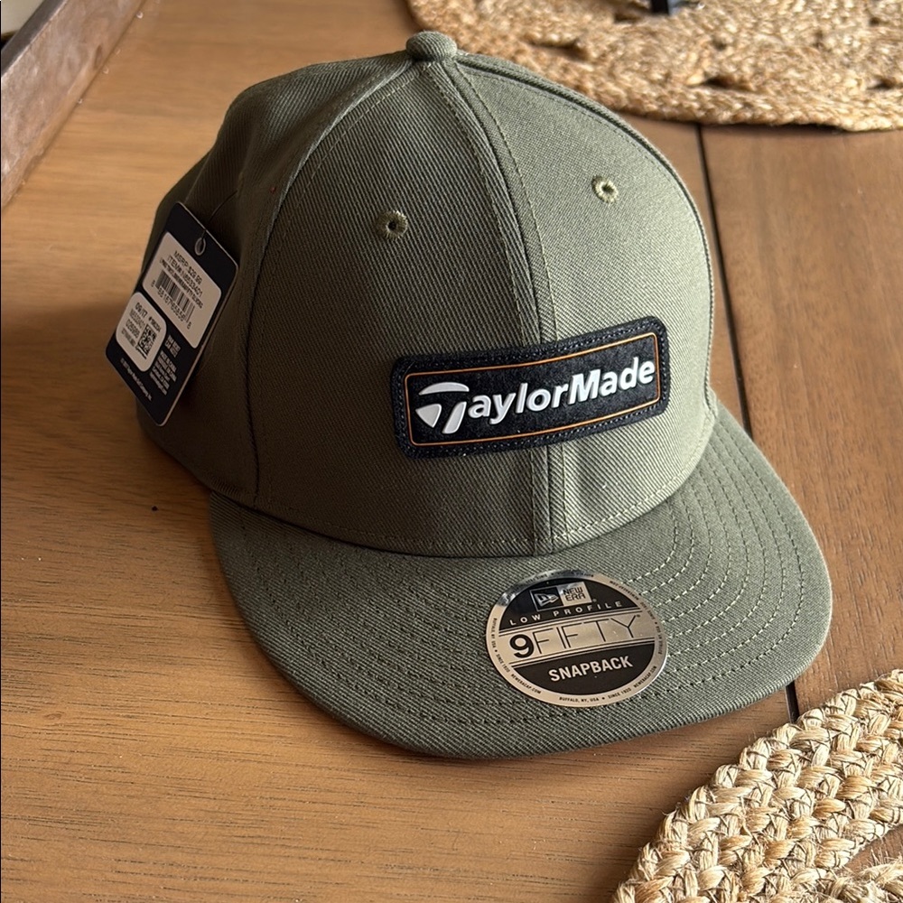 TaylorMade Olive Green Snapback Cap